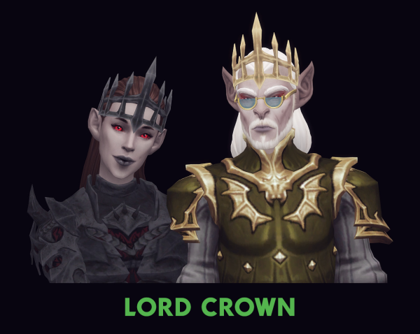 Maxis Match Lord Crown by simsfinds - The Sims 4 Custom Content