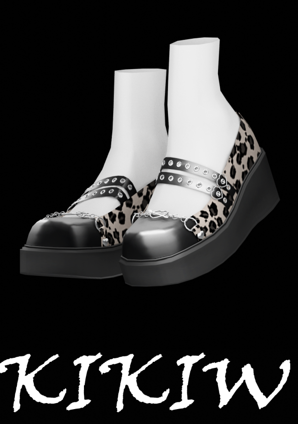 Alpha [KIKIW]Rebellious Sandwich Platform Shoes by simsfinds - The Sims 4 Custom Content