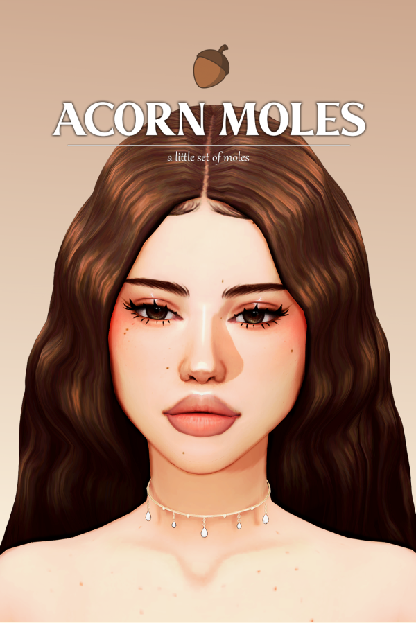 Mix acorn moles a little set of moles by simsfinds - The Sims 4 Custom Content