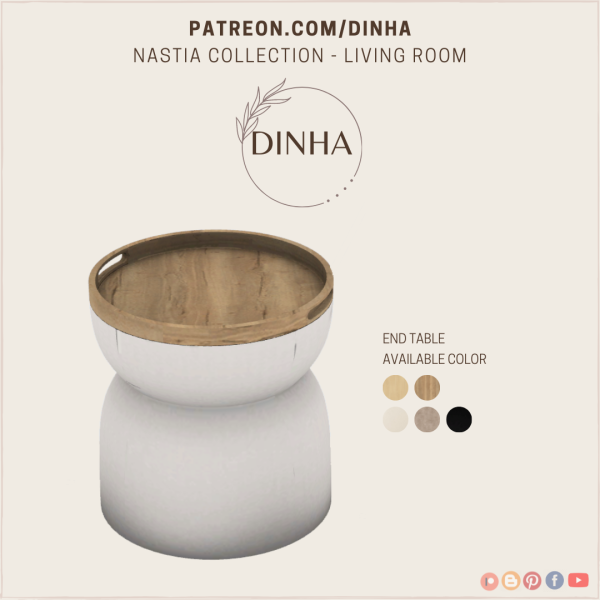 Alpha Nastia Collection Living Room by dinhagamer - The Sims 4 Custom Content