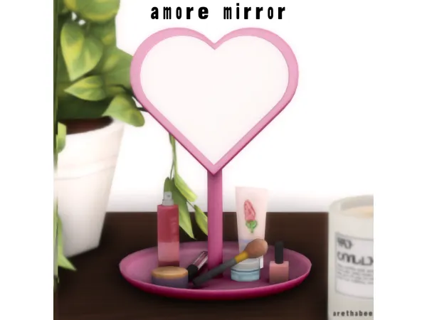 Maxis Match amore mirror by aretha - The Sims 4 Custom Content