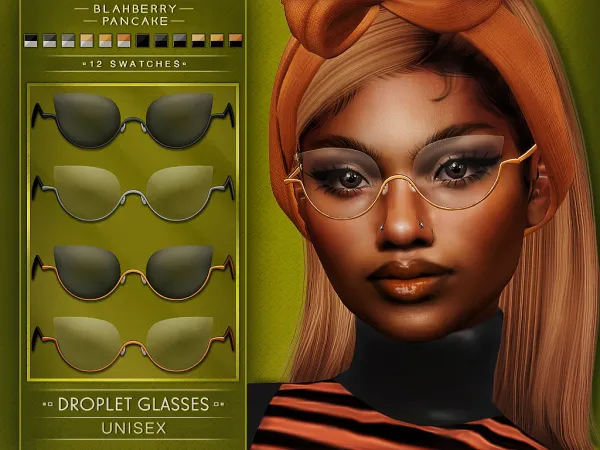 Droplet Glasses (Unisex) - Blahberry Pancake