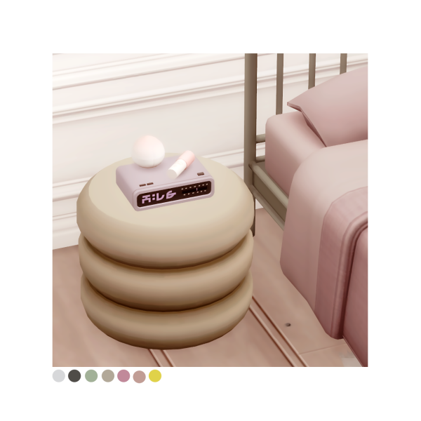 Maxis Match sunrise alarm clock recolors by simsfinds - The Sims 4 Custom Content