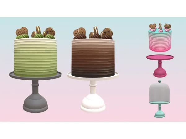 Mix Deco Cake [DOWNLOAD] by simsfinds - The Sims 4 Custom Content