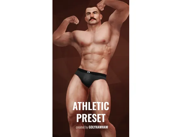Mix ATHLETIC PRESET by Golyhawhaw - The Sims 4 Custom Content