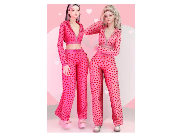 Alpha Valentine'days set Babyetears - The Sims 4 Custom Content
