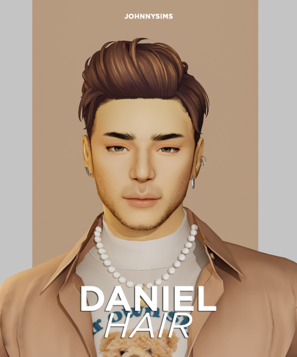 Maxis Match Daniel Hair by simsfinds - The Sims 4 Custom Content
