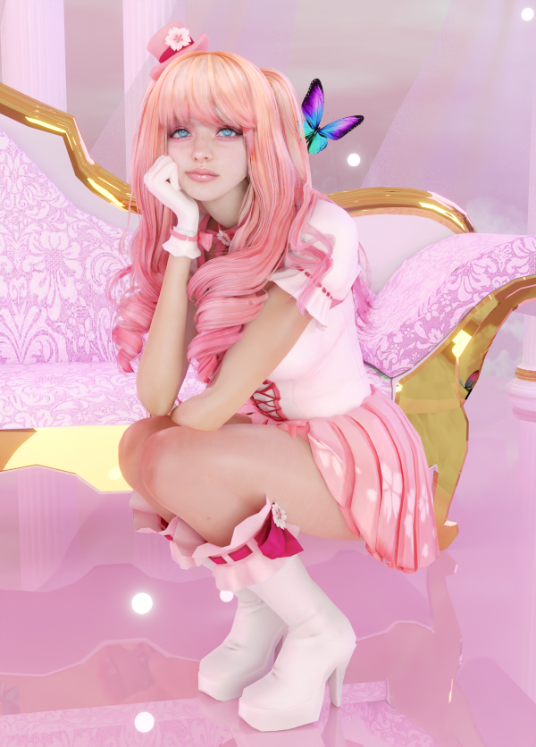 Alpha DOWNLOAD DOA Sakura Outfit by simsfinds - The Sims 4 Custom Content