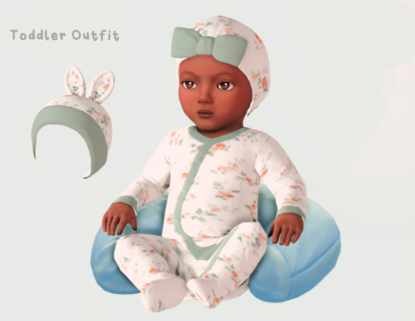 Maxis Match Infant outfit set by simsfinds - The Sims 4 Custom Content