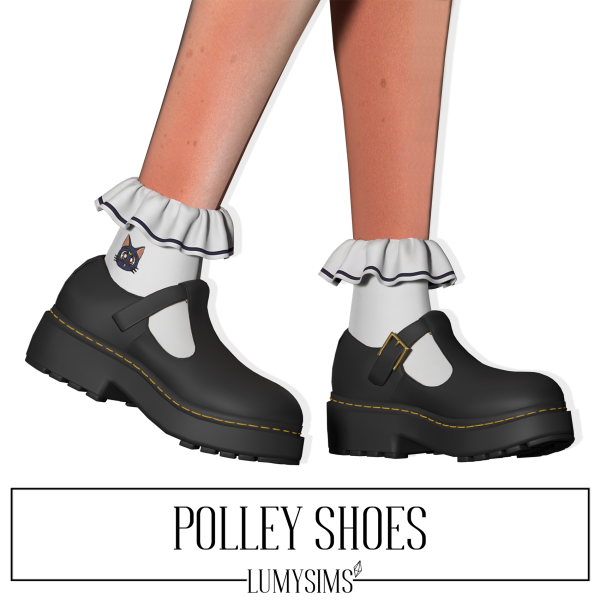 Alpha POLLEY SHOES AM by lumysims - The Sims 4 Custom Content