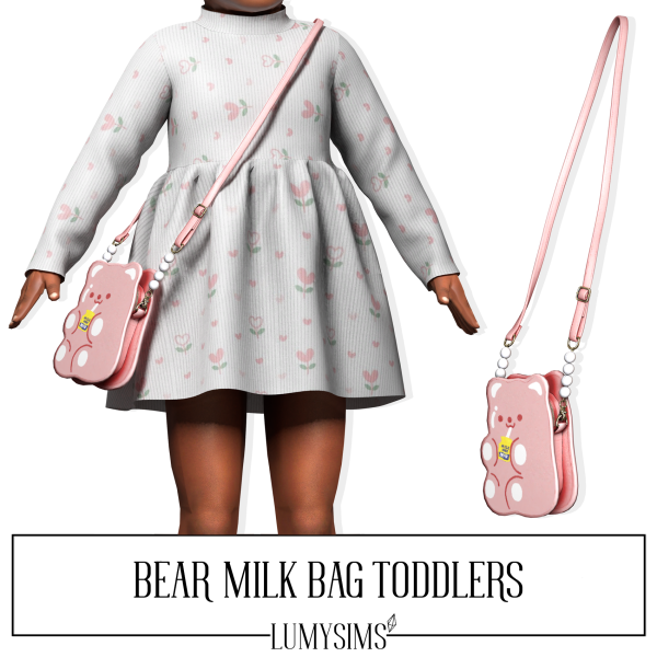 Alpha BEAR MILK BAG TODDLERS by lumysims - The Sims 4 Custom Content