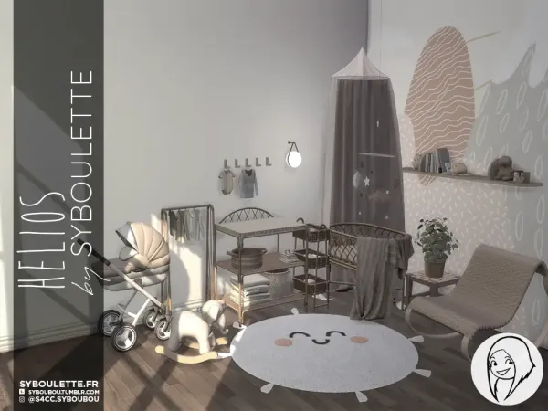 Alpha HELIOS NURSERY by simsfinds - The Sims 4 Custom Content