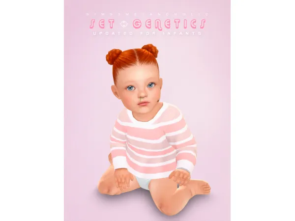 🐣 GENETICS UPDATED FOR INFANTS: part 1 🐣 BY sims3melancholic