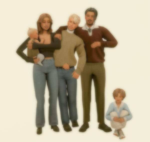 Maxis Match the quinn myers family by simsfinds - The Sims 4 Custom Content