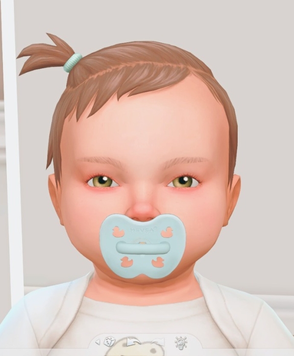 Maxis Match [Scarlett Bulckowisk] Hevea Duck Pacifier (Infant) by xScar - The Sims 4 Custom Content