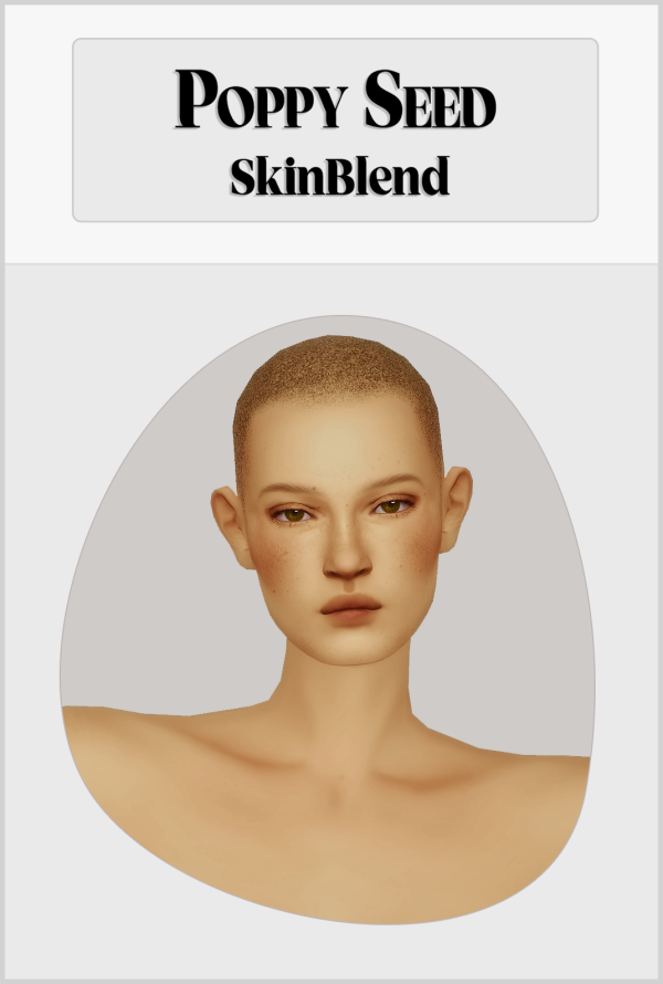 Maxis Match Poppy Seed SkinBlend by simsfinds - The Sims 4 Custom Content