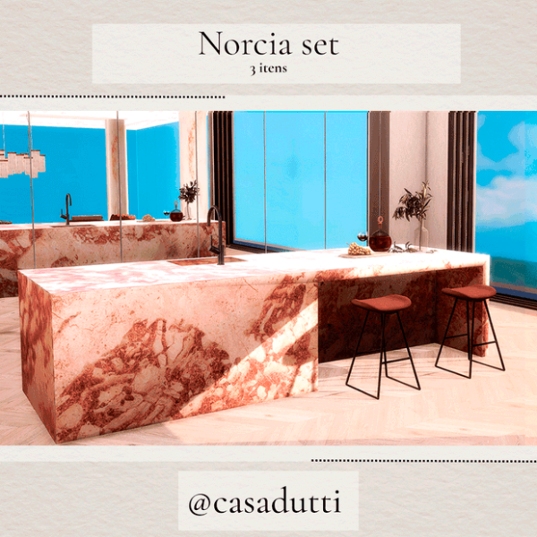 Alpha Norcia set by casadutti - The Sims 4 Custom Content
