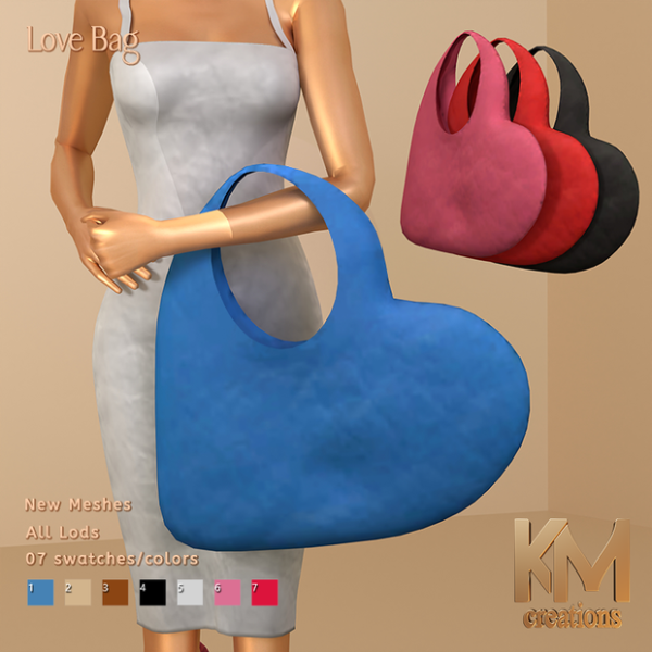 Alpha [KM] Love Bag Poses by kmcreations_ts4 - The Sims 4 Custom Content