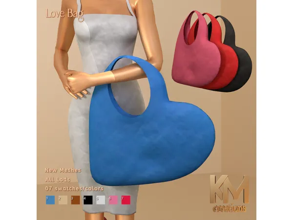 Alpha [KM] Love Bag Poses - The Sims 4 Custom Content