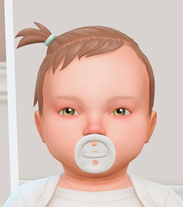 Maxis Match [Scarlett Bulckowisk] BumiBébé Round Pacifier (Infants) by xScar - The Sims 4 Custom Content