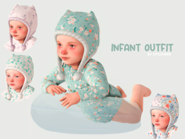 Maxis Match Infant outfit by simsfinds - The Sims 4 Custom Content