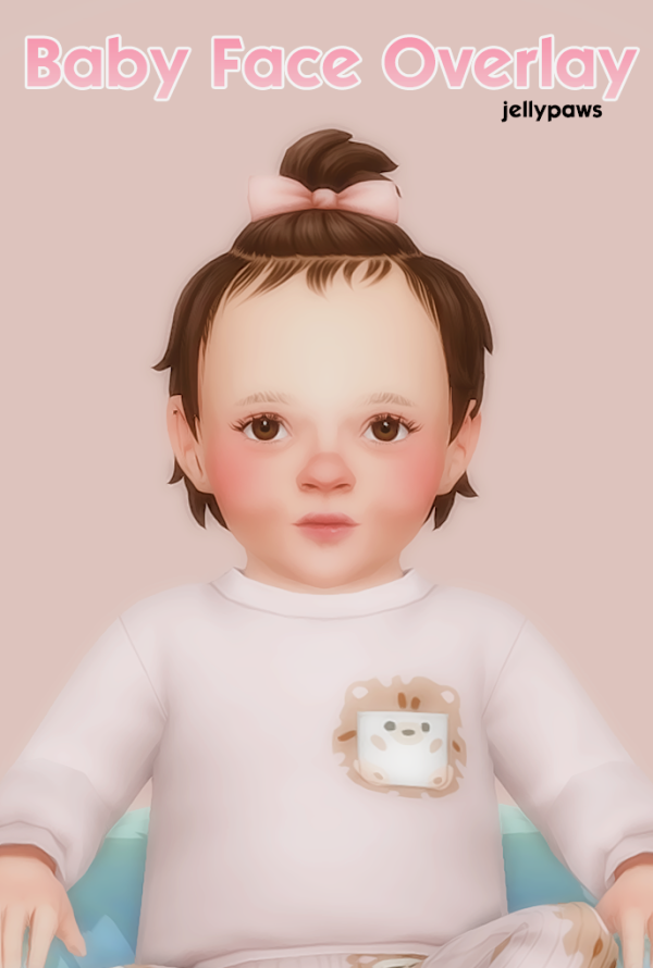 Maxis Match Baby Face Overlay by simsfinds - The Sims 4 Custom Content