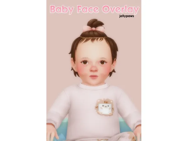 Maxis Match Baby Face Overlay by JellyPaws - The Sims 4 Custom Content
