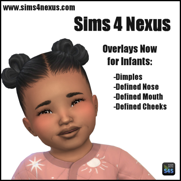 Maxis Match Sims 4 Nexus Skin Overlays Now for Infants by simsfinds - The Sims 4 Custom Content