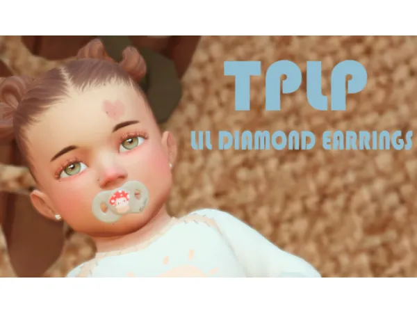 Maxis Match little stud earring - The Sims 4 Custom Content