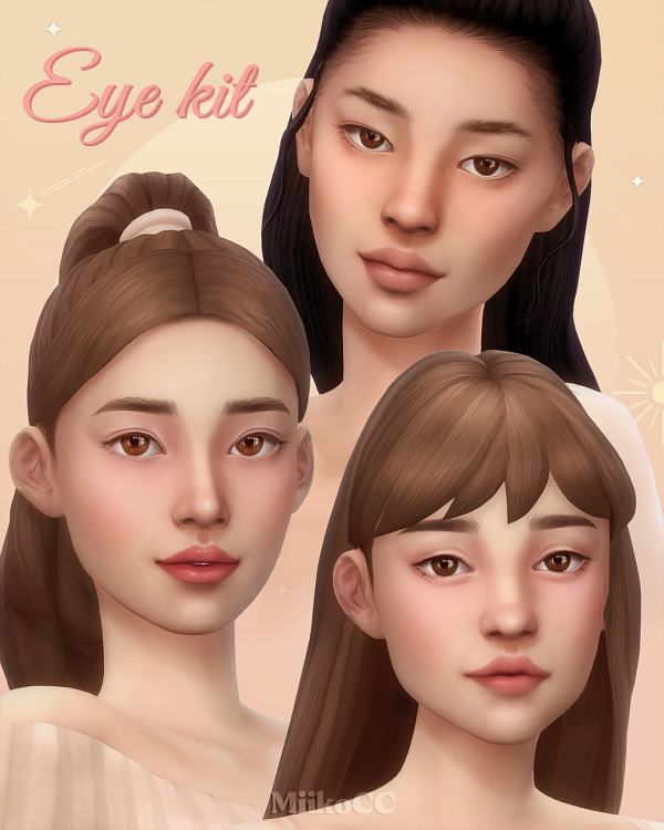 Mix Eye kit by simsfinds - The Sims 4 Custom Content