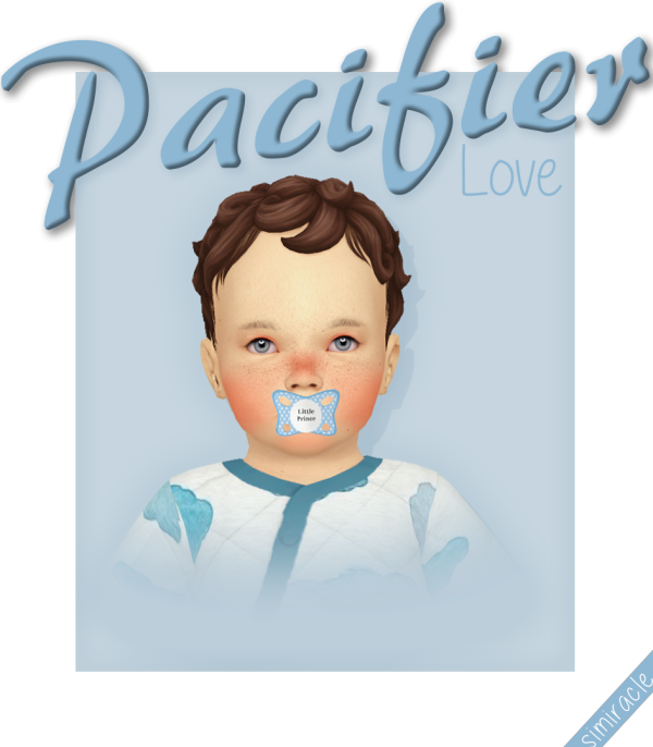 Alpha Pacifier Love Infant Version 3T4 by simsfinds - The Sims 4 Custom Content