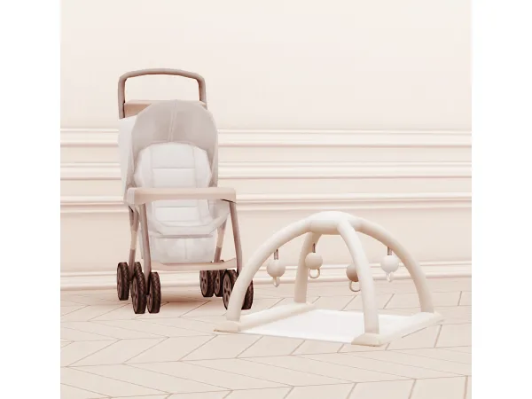 sad beige baby playmat by blarffy