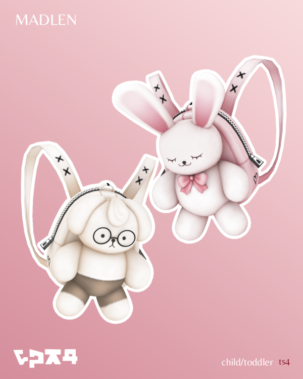 Maxis Match Mori Backpacks by madlensims - The Sims 4 Custom Content