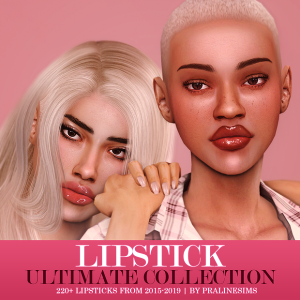 Mix LIPSTICK Ultimate Collection by simsfinds - The Sims 4 Custom Content