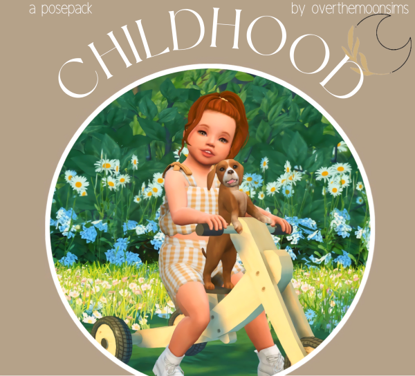 Maxis Match Childhood Posepack by simsfinds - The Sims 4 Custom Content