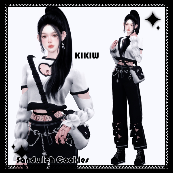 Alpha [KIKIW]Sandwich Cookies by simsfinds - The Sims 4 Custom Content