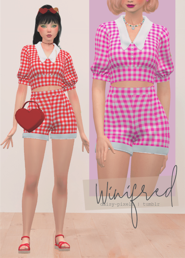 Alpha Winifred Set by simsfinds - The Sims 4 Custom Content