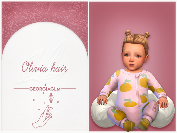 Maxis Match OLIVIA HAIR by simsfinds - The Sims 4 Custom Content