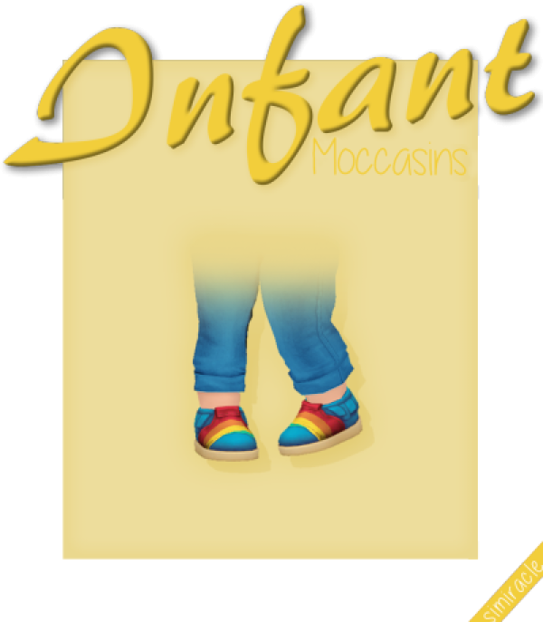 Maxis Match Moccasins Infant Version by simsfinds - The Sims 4 Custom Content