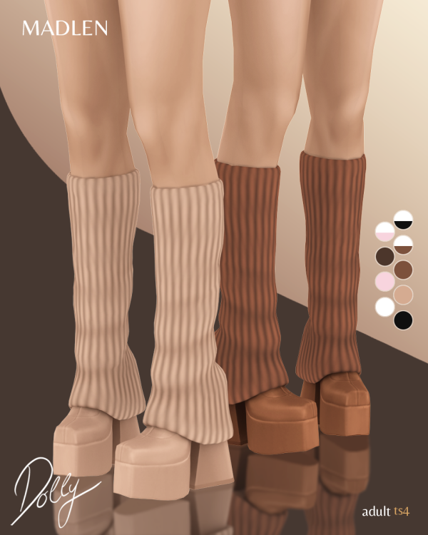 Maxis Match Dolly Boots by madlensims - The Sims 4 Custom Content