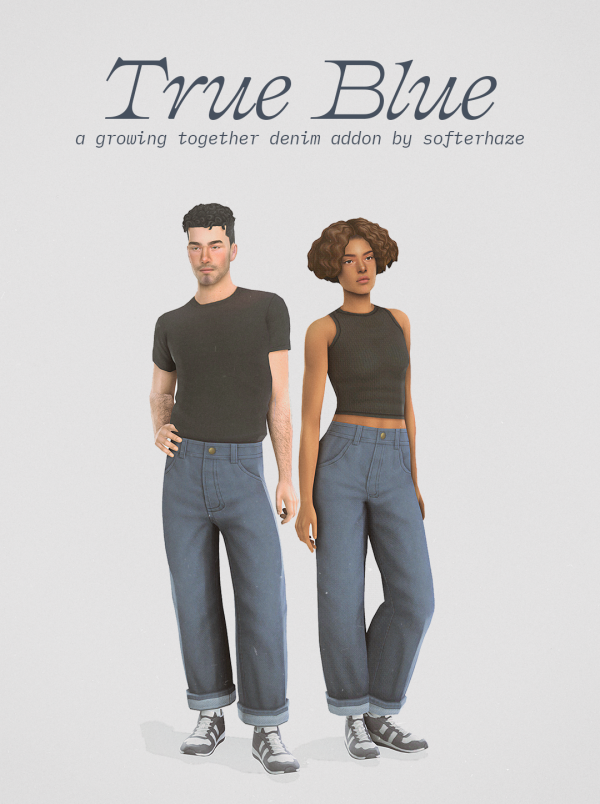 Maxis Match true blue by simsfinds - The Sims 4 Custom Content