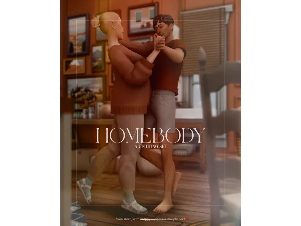 Maxis Match homebody a clothing set by sforzinda - The Sims 4 Custom Content