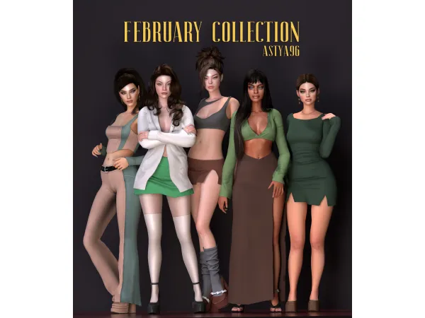 Alpha February 2023 Collection by astya96 - The Sims 4 Custom Content