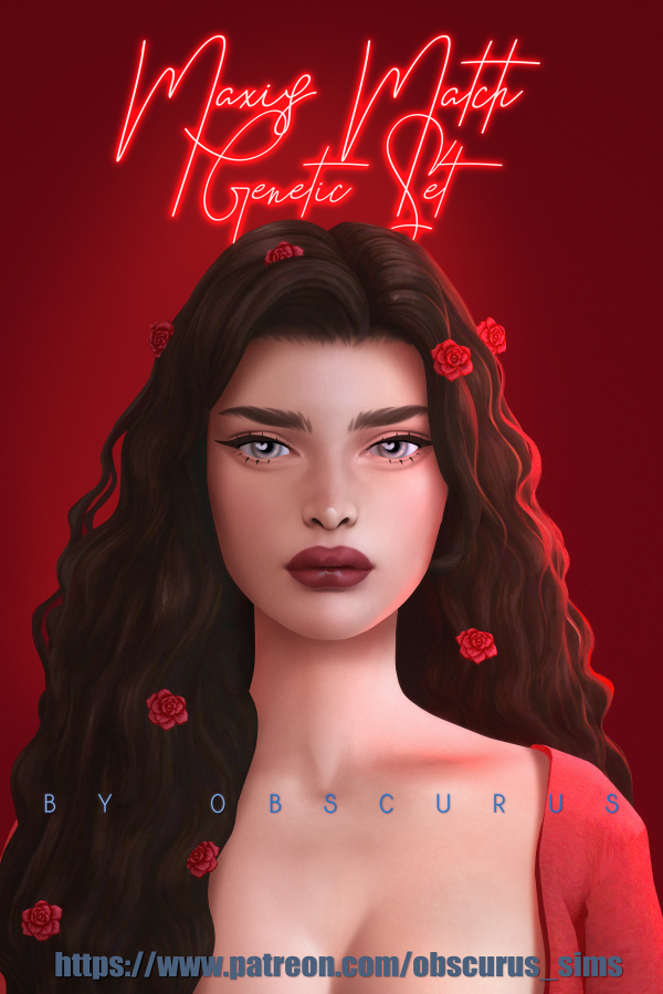 Mix MAXIS MATCH GENETICS SET sims by simsfinds - The Sims 4 Custom Content