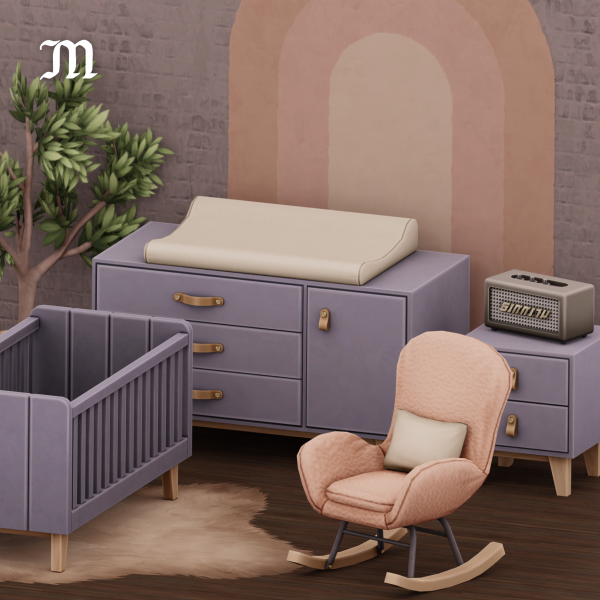 Mix Lullaby Nursery by simsfinds - The Sims 4 Custom Content