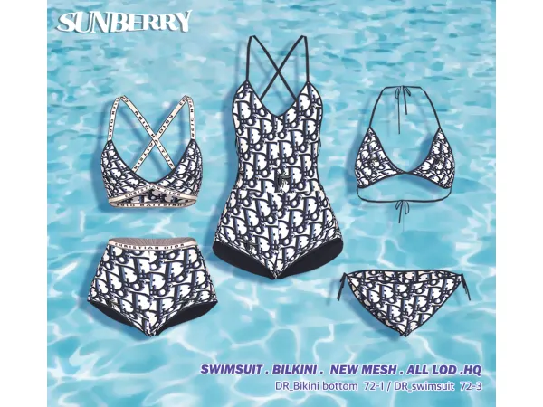 [SUNBERRY]DE GIFT SET -  D**R_swimsuit set 72(Early access) by SUNBERRY