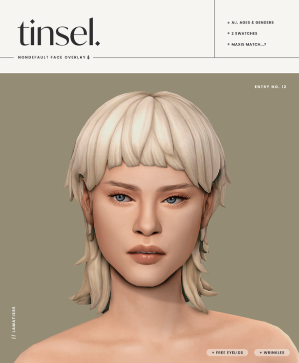 Maxis Match TINSEL SKIN OVERLAY INFANT UPDATE by simsfinds - The Sims 4 Custom Content