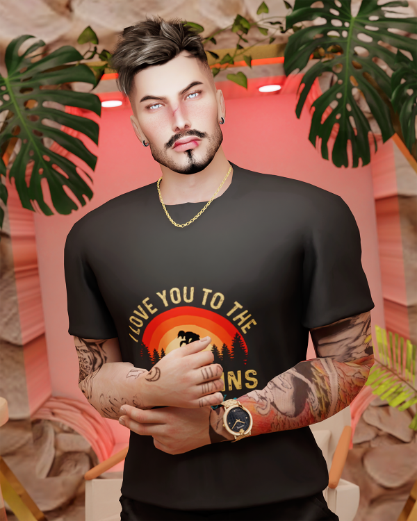 Alpha Bryce Male Sim by lamontcreatorr - The Sims 4 Custom Content