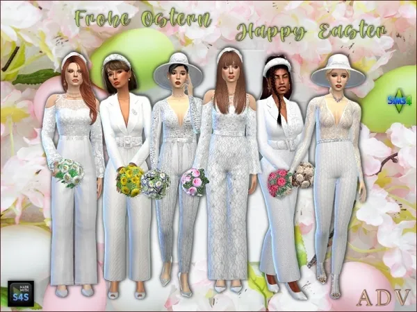 Maxis Match Wedding suits and accessories for females by artedellavita_mabra - The Sims 4 Custom Content