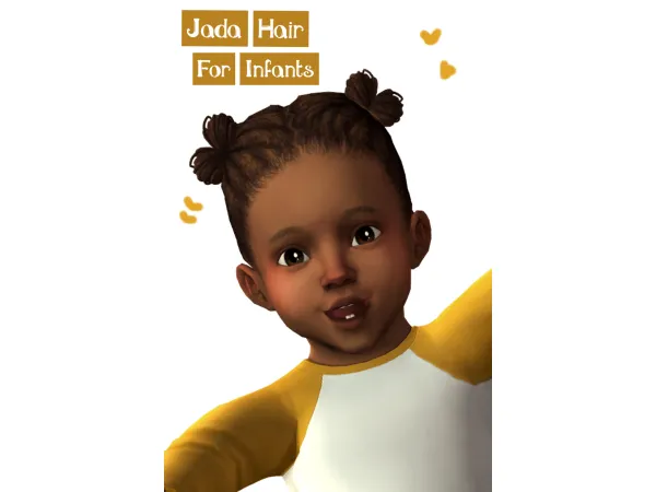 Maxis Match Jada Avery Hairs For Infants - The Sims 4 Custom Content